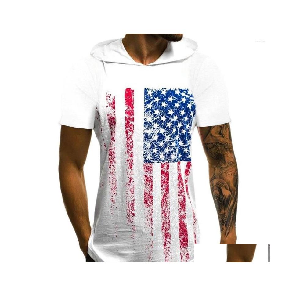 Men'S T-Shirts Mens T Shirts Arrival Tops Women/Mens Print American Flag 3D Hooded Tshirt Casual With Cap Man Short Sleeve Punk Plov Dhurf, Black
Men'S T-Shirts Mens T Shirts Arrival Tops Women/Mens Print American Flag 3D Hooded Tshirt Casual With Cap Man Short Sleeve Punk Plov Dhurf, Black