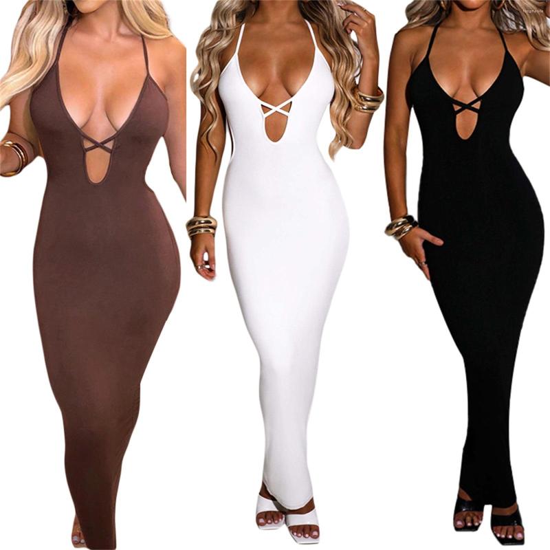 Casual Dresses Womens Sexy Bodycon Party Dress Sleeveless Spaghetti Strap Deep V Neck Strappy Long, Black
Casual Dresses Womens Sexy Bodycon Party Dress Sleeveless Spaghetti Strap Deep V Neck Strappy Long, Black