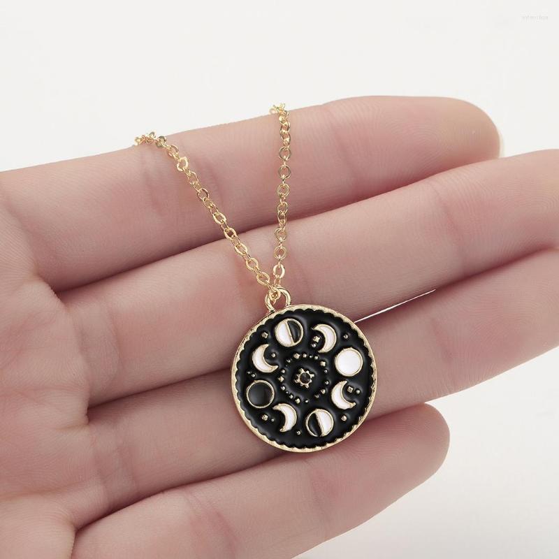 Pendant Necklaces 2023 Moon Phase Black Necklace For Women Glow In The Dark Glowing Luminous Enamel Vintage Crescent
Pendant Necklaces 2023 Moon Phase Black Necklace For Women Glow In The Dark Glowing Luminous Enamel Vintage Crescent