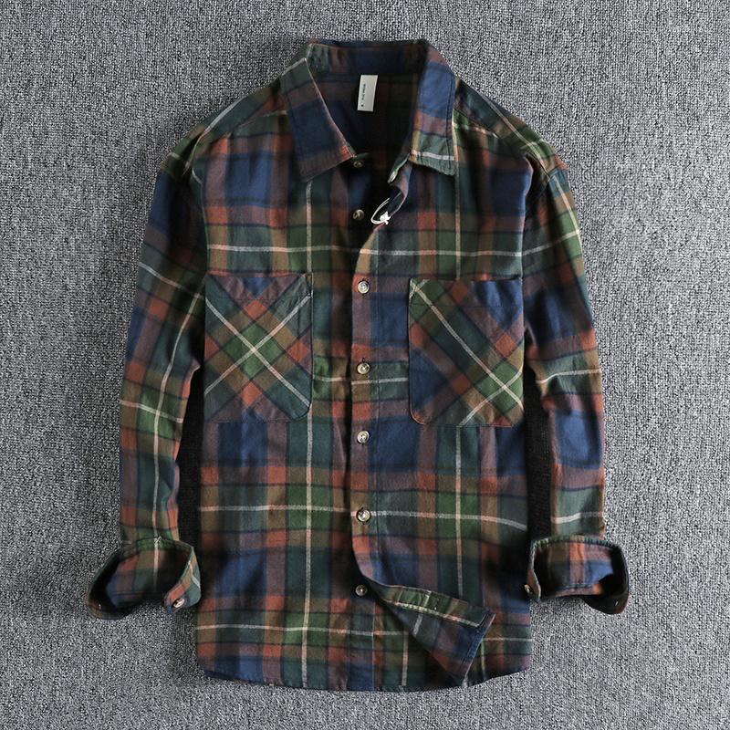Men's Casual Shirts 2023 Soft Yarn Dyed Cotton Long Sleeve Men's Fashion Classic Plaid Youth Shirt Top 1197, Green
Men's Casual Shirts 2023 Soft Yarn Dyed Cotton Long Sleeve Men's Fashion Classic Plaid Youth Shirt Top 1197, Green