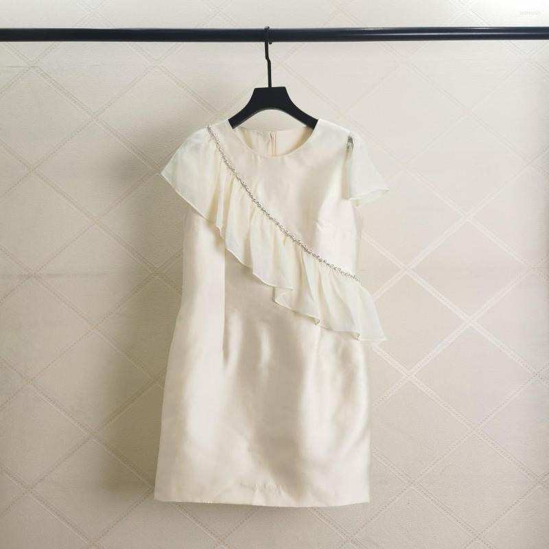 Casual Dresses Pleated Embellished Design Dress Fashion Wearable Versatile Summer 0721, Beige
Casual Dresses Pleated Embellished Design Dress Fashion Wearable Versatile Summer 0721, Beige