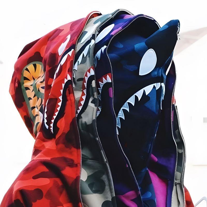 Down jacket Top Craftsmanship Mens Hoodies designer Men Women shark full zip tie dye hoodie jacket color grid sta camo sweatshirt Fashi Mabp, No.6
Down jacket Top Craftsmanship Mens Hoodies designer Men Women shark full zip tie dye hoodie jacket color grid sta camo sweatshirt Fashi Mabp, No.6
