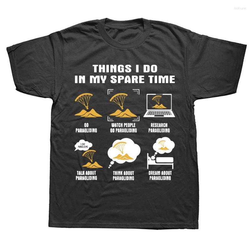 Men's T Shirts Funny 6 Things I Do In My Spare Time Paragliding Summer Style Graphic Streetwear Short Sleeve Birthday Gifts T-shirt, White
Men's T Shirts Funny 6 Things I Do In My Spare Time Paragliding Summer Style Graphic Streetwear Short Sleeve Birthday Gifts T-shirt, White