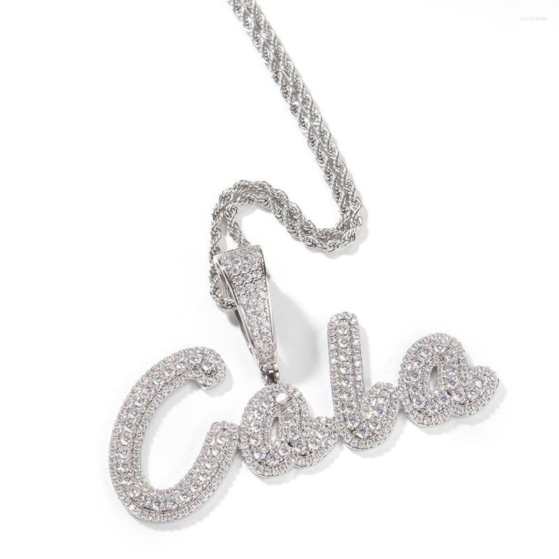 Pendant Necklaces Customized Brush Cursive Letter Name Necklace Baguettes Chain Micro Paved CZ Personalized Hiphop Jewelry
Pendant Necklaces Customized Brush Cursive Letter Name Necklace Baguettes Chain Micro Paved CZ Personalized Hiphop Jewelry