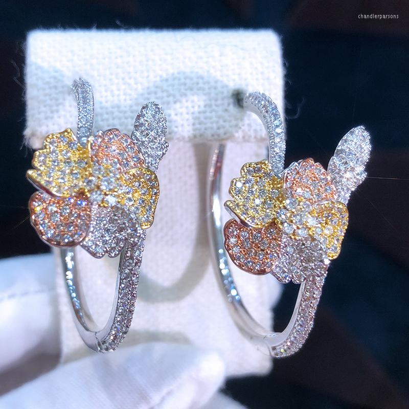 Hoop Earrings Siscathy Fashion Trend Cubic Zircon Round Earring For Women FlowerCircle Geometry Pendant Party Jewelry Accessories
Hoop Earrings Siscathy Fashion Trend Cubic Zircon Round Earring For Women FlowerCircle Geometry Pendant Party Jewelry Accessories