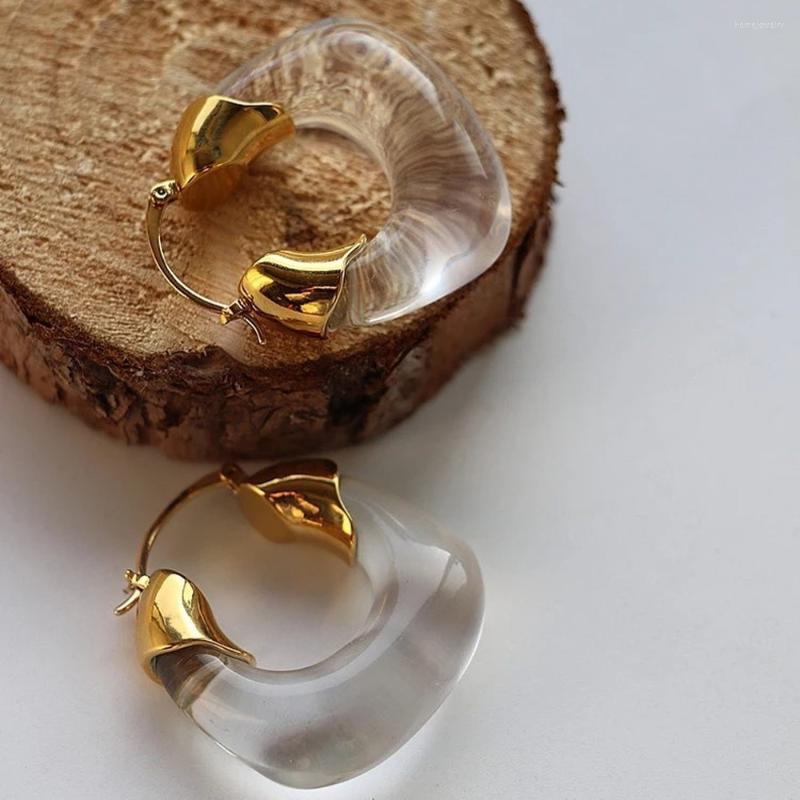 Dangle Earrings Trendy Transparent Resin Hoop For Women Girls Geometric Irregular Metal Acrylic Party Jewelry Korean
Dangle Earrings Trendy Transparent Resin Hoop For Women Girls Geometric Irregular Metal Acrylic Party Jewelry Korean
