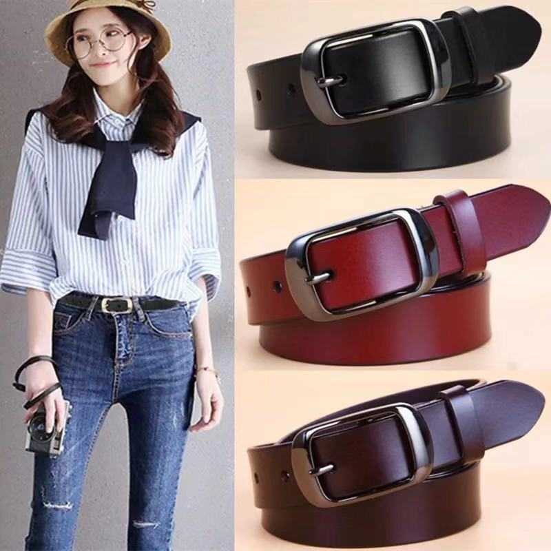 Japanese Button Leather Belt for Women - Versatile Waist Chain with Hot Buckle Design, Black
Japanese Button Leather Belt for Women - Versatile Waist Chain with Hot Buckle Design, Black