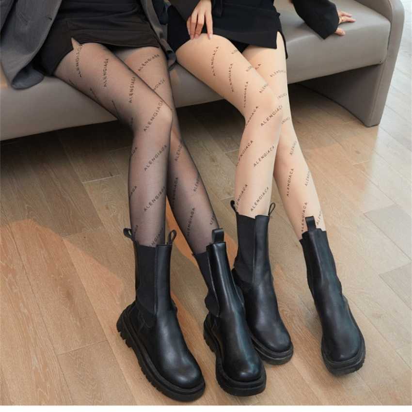 Black silk letter socks stockings women's fashion thin Style Sexy autumn winter black JK summer anti hook spring and, No letters;pure black
Black silk letter socks stockings women's fashion thin Style Sexy autumn winter black JK summer anti hook spring and, No letters;pure black