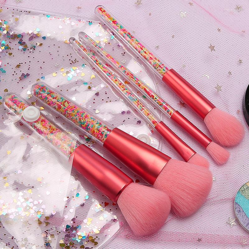 Makeup Brushes Candy Brush Set Beauty Tools Transparent Granular Crystal Handle Eyeshadow
Makeup Brushes Candy Brush Set Beauty Tools Transparent Granular Crystal Handle Eyeshadow