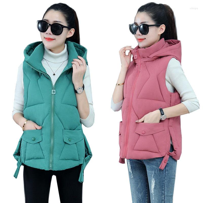 Women's Vests 2023Down Cotton Vest Women Hooded Coat Autumn Winter Sleeveless Jacket Female Loose Waistcoat Parkas Tops Lady Outerwear, Red
Women's Vests 2023Down Cotton Vest Women Hooded Coat Autumn Winter Sleeveless Jacket Female Loose Waistcoat Parkas Tops Lady Outerwear, Red