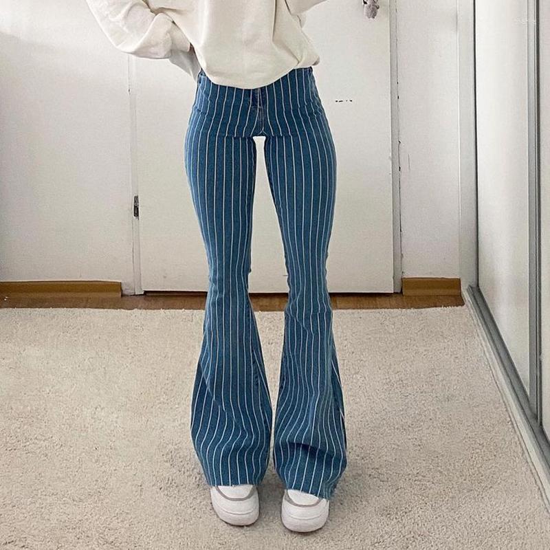 Women' Pants High Waist Striped Fashion Flare For Women 90s Summer Streetwear Ladies Boot Cut Trousers Harajuku Skinny Denim Y2k, Picture shown
Women' Pants High Waist Striped Fashion Flare For Women 90s Summer Streetwear Ladies Boot Cut Trousers Harajuku Skinny Denim Y2k, Picture shown