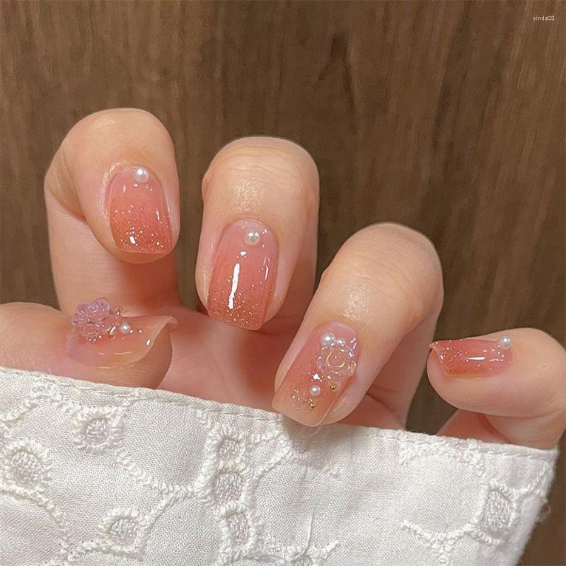 False Nails 24pcs Detachable Full Cover Light Change French Short Fake Square, As show
False Nails 24pcs Detachable Full Cover Light Change French Short Fake Square, As show