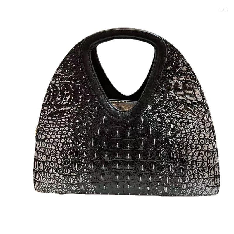 Evening Bags Bag Women's Fashion Messenger Leather Handbag Crocodile Pattern Crossbody European And American Tote, Black
Evening Bags Bag Women's Fashion Messenger Leather Handbag Crocodile Pattern Crossbody European And American Tote, Black