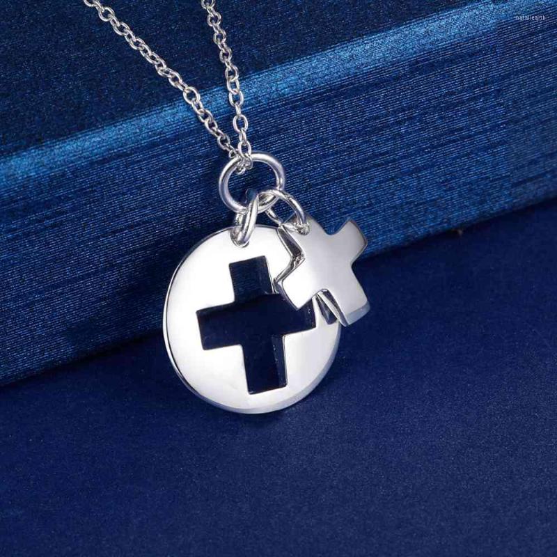 Chains Roundcross Delicatesilver Plated Necklace Silver Pendant Jewelry /HZNFHSTF ZTKIRQHY
Chains Roundcross Delicatesilver Plated Necklace Silver Pendant Jewelry /HZNFHSTF ZTKIRQHY