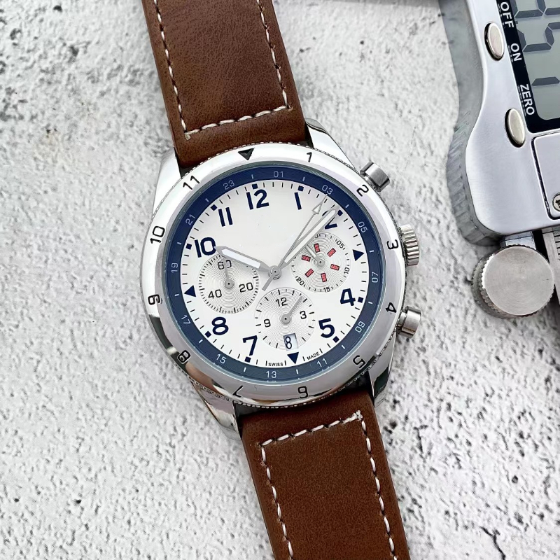 Men's watches multi-function quartz stone chronograph movement blue light mirror exquisite quality generous demeanor high-quality watches, Red
Men's watches multi-function quartz stone chronograph movement blue light mirror exquisite quality generous demeanor high-quality watches, Red