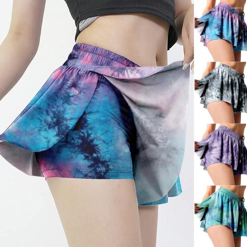 Women' Shorts Skirt Fashion Print Fake Two-piece Summer Anti Exposure A-Line For Fitness, Blue
Women' Shorts Skirt Fashion Print Fake Two-piece Summer Anti Exposure A-Line For Fitness, Blue