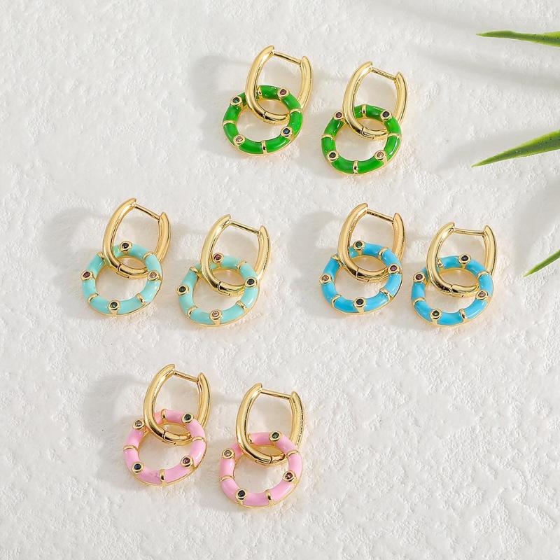 Hoop Earrings Bohemian Women's Jewelry Enamel Round Temperament Simple Personality Sweet Party Birthday Gift
Hoop Earrings Bohemian Women's Jewelry Enamel Round Temperament Simple Personality Sweet Party Birthday Gift