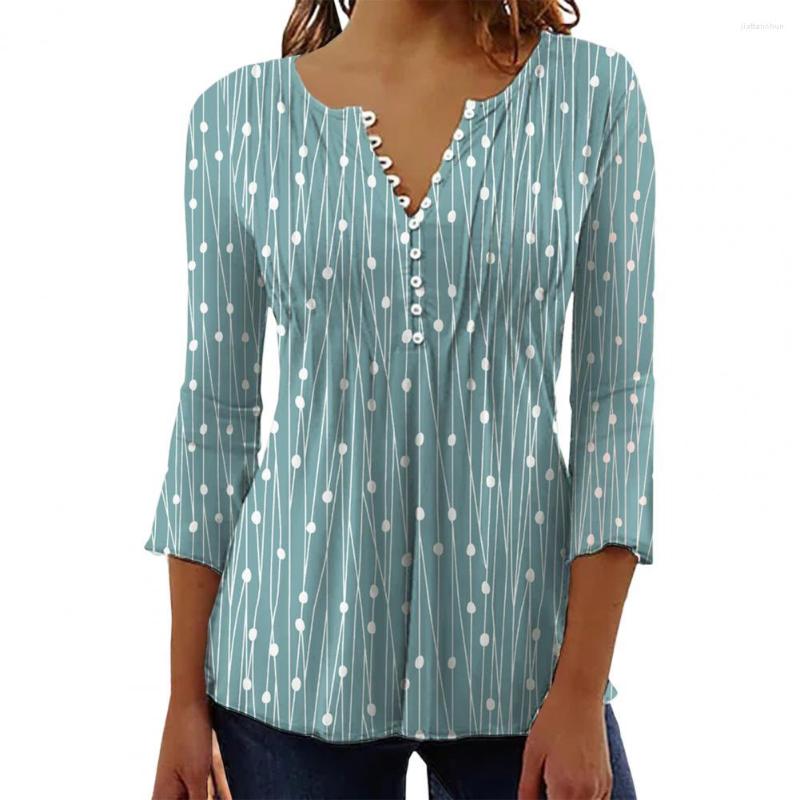 Women's Blouses Elegant Intellectual Wind Printed Button V Neck Women Autumn Fashion Long Sleeves Comfortable Pullover Tops Clothing, Green
Women's Blouses Elegant Intellectual Wind Printed Button V Neck Women Autumn Fashion Long Sleeves Comfortable Pullover Tops Clothing, Green