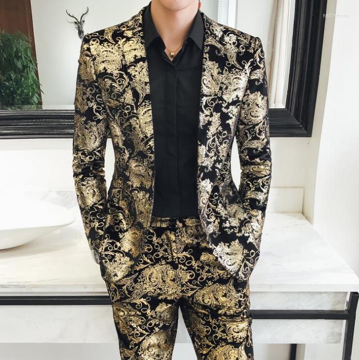 Men's Suits Plus Tide Non-iron Size Pleuche Jackets Spring Autumn Korean Men's Casual Flower Suit Chinese Style Slim Fit Small, Suit and pants
Men's Suits Plus Tide Non-iron Size Pleuche Jackets Spring Autumn Korean Men's Casual Flower Suit Chinese Style Slim Fit Small, Suit and pants