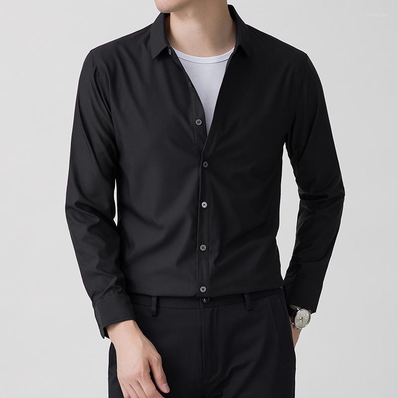 Men's Casual Shirts ICCLEK Men's Long Sleeve Solid Color Business Utility Classic Dress Bamboo Fiber Light Shirt, Black
Men's Casual Shirts ICCLEK Men's Long Sleeve Solid Color Business Utility Classic Dress Bamboo Fiber Light Shirt, Black