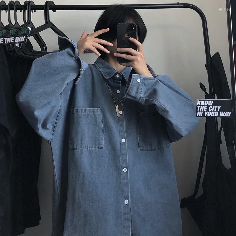 Men's Casual Shirts 2023 Women Autumn Blouse Korean Clothesvintage Denim Shirt Loose Thick Long Sleeve Jacket Female Tops Harjuku Camisa, Beige
Men's Casual Shirts 2023 Women Autumn Blouse Korean Clothesvintage Denim Shirt Loose Thick Long Sleeve Jacket Female Tops Harjuku Camisa, Beige