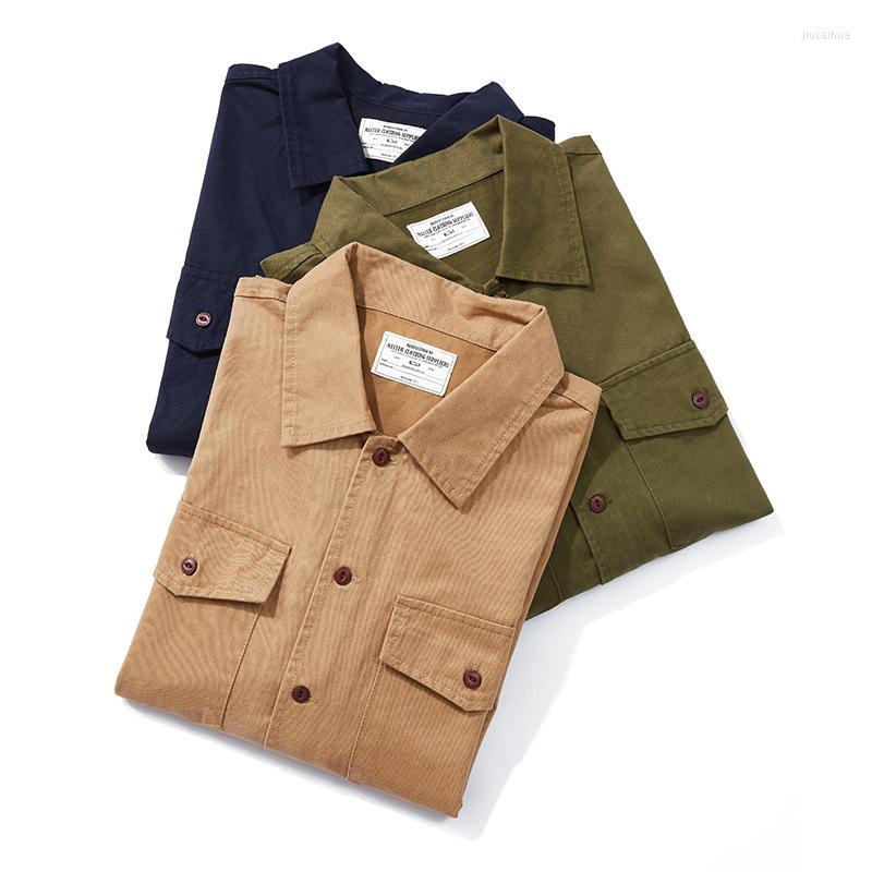 Men' Casual Shirts Sleeve Long Amekaji Cargo Vintage Men Kahki Lapel Multi-pocket Thick Tooling Shirt Autumn Engineer Workwear Cardigan, Army green
Men' Casual Shirts Sleeve Long Amekaji Cargo Vintage Men Kahki Lapel Multi-pocket Thick Tooling Shirt Autumn Engineer Workwear Cardigan, Army green