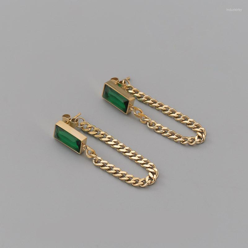 Dangle Earrings MEYRROYU Stainless Steel Green Rhinestone Link Chain Geometric Drop 2023 Trendy For Women Party Fashion Jewelry
Dangle Earrings MEYRROYU Stainless Steel Green Rhinestone Link Chain Geometric Drop 2023 Trendy For Women Party Fashion Jewelry