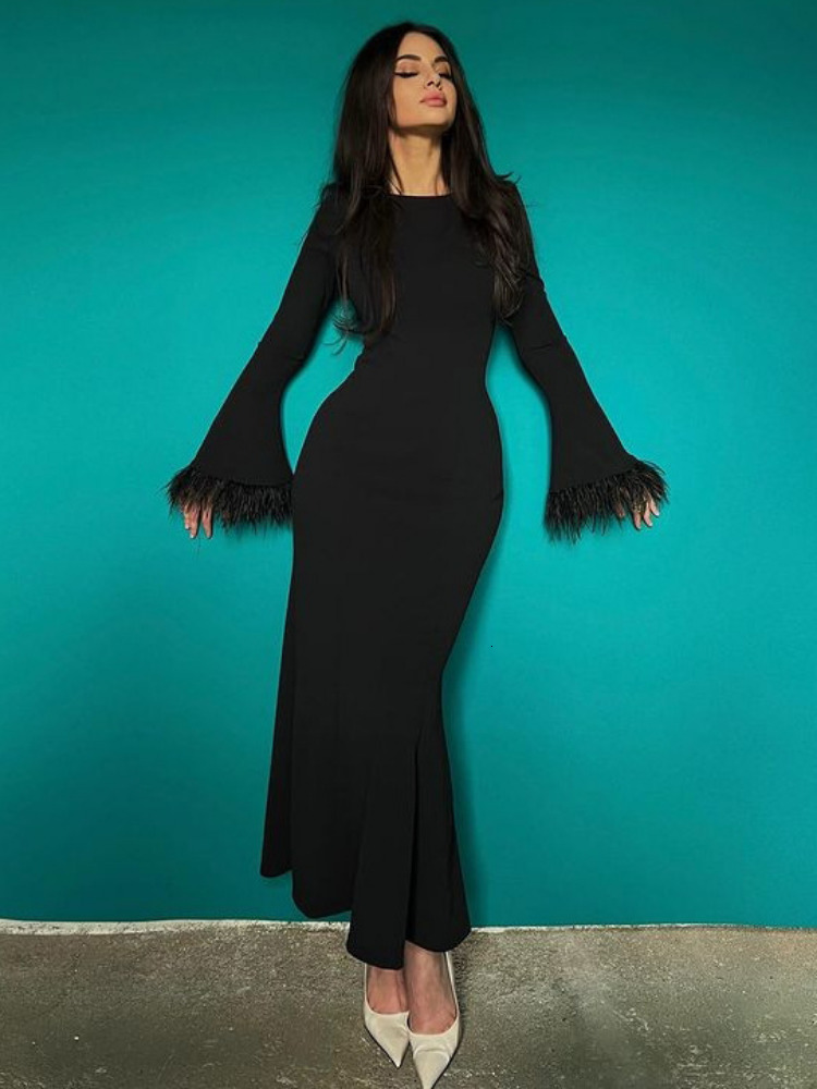 Casual Dresses Casual Feather Patchwork Long Spring Dress Streetwear Women Elegant Chic Bodycon Evening Party Black Dresses Y2K Female 230313, Beige
Casual Dresses Casual Feather Patchwork Long Spring Dress Streetwear Women Elegant Chic Bodycon Evening Party Black Dresses Y2K Female 230313, Beige