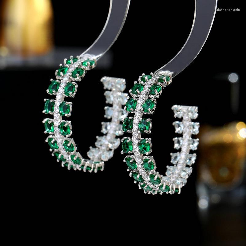 Hoop Earrings UMQ Luxury Diamond Large Wedding For Brides Women Gold 14k Green Cubic Zirconia 925 Silver Post Jewelry Gift
Hoop Earrings UMQ Luxury Diamond Large Wedding For Brides Women Gold 14k Green Cubic Zirconia 925 Silver Post Jewelry Gift