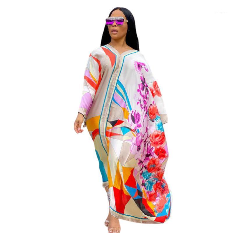 Casual Dresses 2023 African For Women Fashion Dashiki Floral Print Dress Irregular Clothing Streetwear Vestido, White
Casual Dresses 2023 African For Women Fashion Dashiki Floral Print Dress Irregular Clothing Streetwear Vestido, White