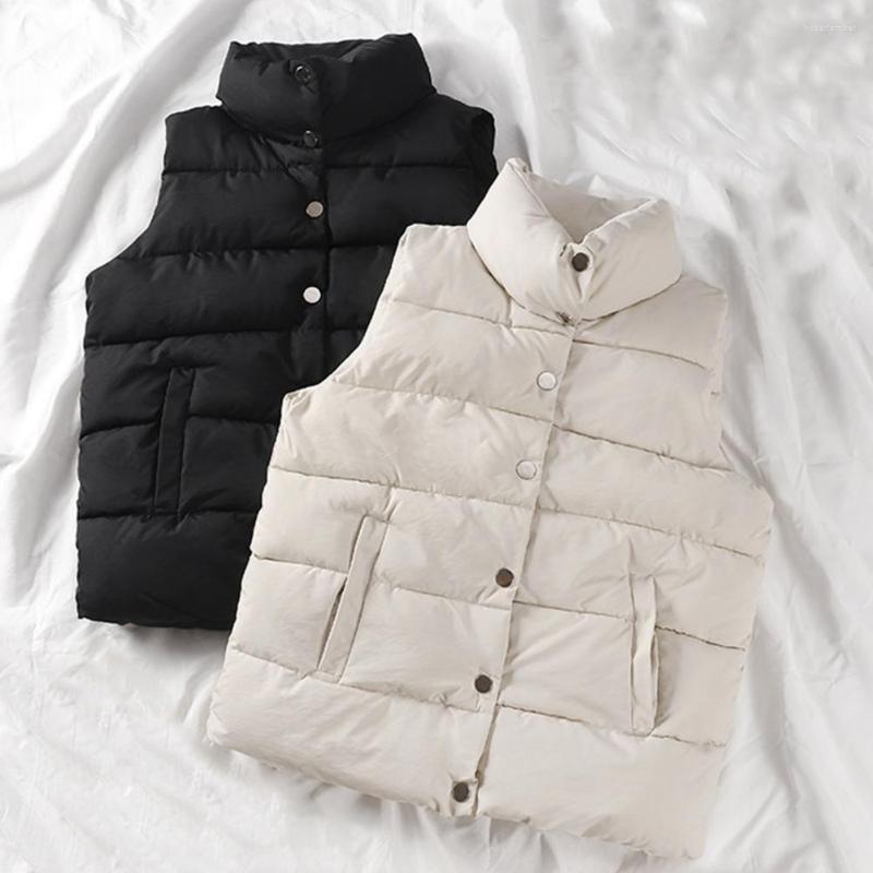 Women' Vests Windproof Great Padded Sleeveless Waistcoat All Match Winter Solid Color For Home, Black
Women' Vests Windproof Great Padded Sleeveless Waistcoat All Match Winter Solid Color For Home, Black