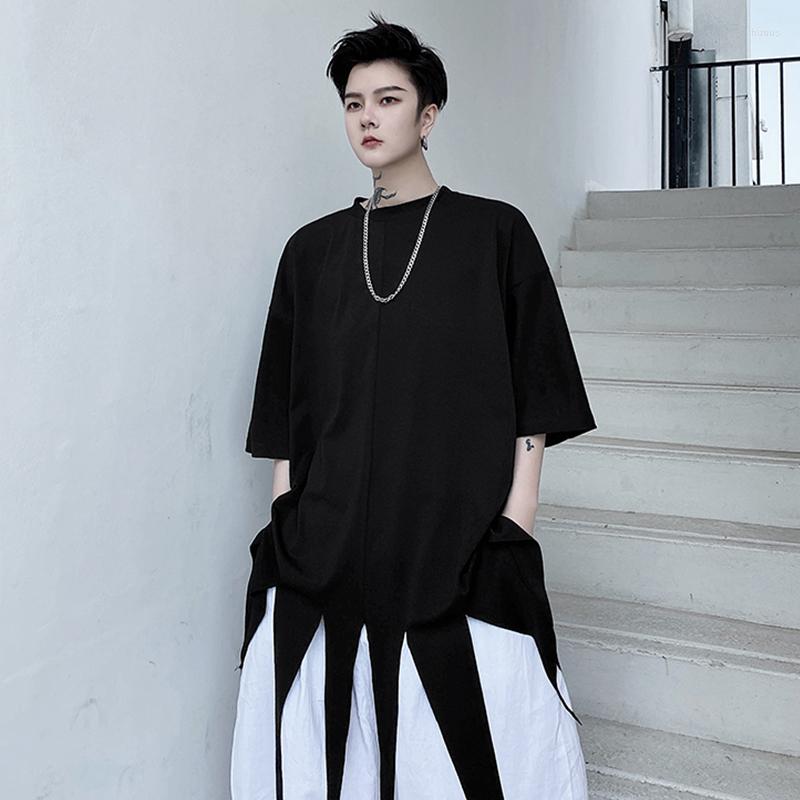 Men' T Shirts Yamamoto Summer Irregular Personalized Tailoring T-shirt Stylist Design Loose Dark Small Short Sleeves, Black
Men' T Shirts Yamamoto Summer Irregular Personalized Tailoring T-shirt Stylist Design Loose Dark Small Short Sleeves, Black