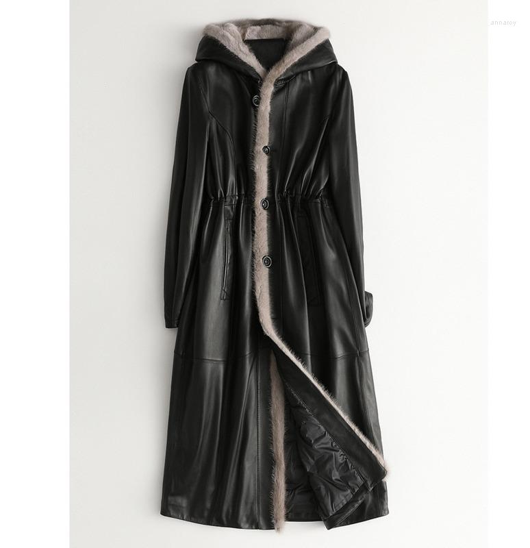 Women's Leather 2023 Winter Genuine Sheepskin White Duck Down Jacket Women Black Long Collar Parka Manteau Femme Gxy317
Women's Leather 2023 Winter Genuine Sheepskin White Duck Down Jacket Women Black Long Collar Parka Manteau Femme Gxy317