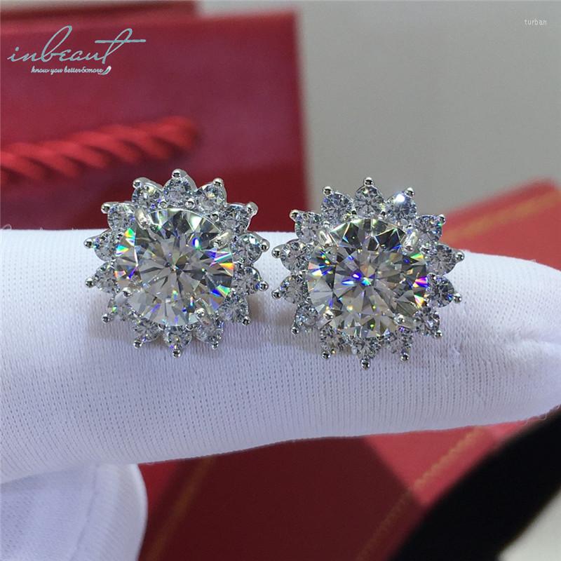 Stud Earrings Inbeaut 925 Silver Excellent Cut Total 4 Ct D Color Pass Diamond Test Moissanite Sunflower Teen Girls Fine Jewelry
Stud Earrings Inbeaut 925 Silver Excellent Cut Total 4 Ct D Color Pass Diamond Test Moissanite Sunflower Teen Girls Fine Jewelry