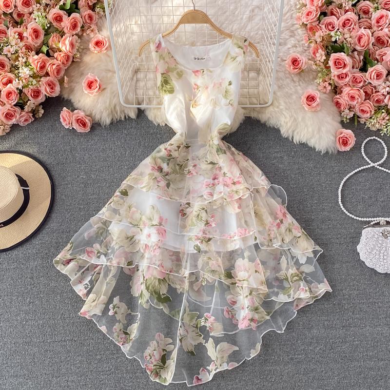 Casual Dresses ZCWXM Summer Women Beach Dress Black/White O Neck Sleeveless Irregular High Waist Ruffle Floral Vacation Party Vestidos Robe
Casual Dresses ZCWXM Summer Women Beach Dress Black/White O Neck Sleeveless Irregular High Waist Ruffle Floral Vacation Party Vestidos Robe