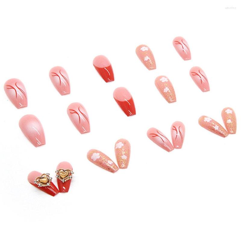 False Nails 24pcs Fake Press-on Party Looking Ornaments Easy To Use For Valentine's Day Christmas, White
False Nails 24pcs Fake Press-on Party Looking Ornaments Easy To Use For Valentine's Day Christmas, White