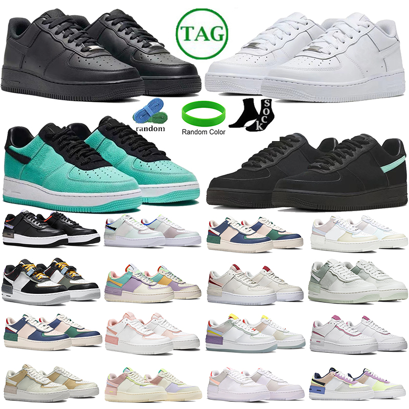 Mens Womens Running shoes Low 1 shadow designer shoe low leather sneakers Triple White Black Spruce Aura Amethyst Ash outdoor walking trainers