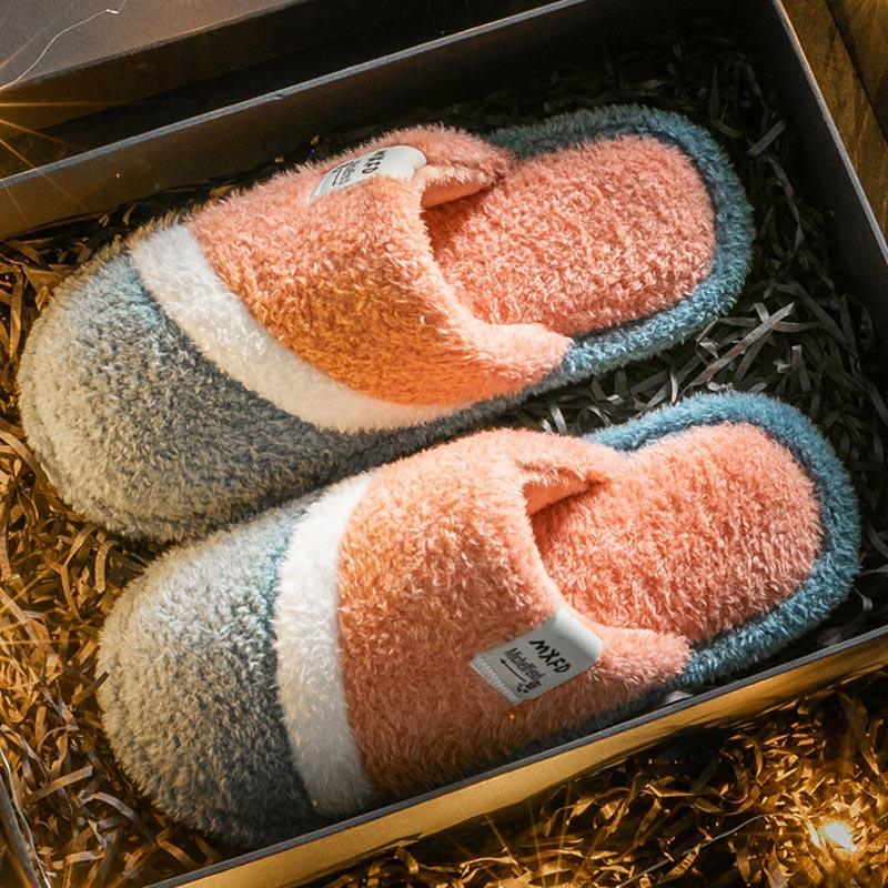 Slippers Women Winter Flock Striped Mixed Color House Slipper Ladies Comfortable Non-Slip Concise Plus Size Indoor Female Flats, Yellow
Slippers Women Winter Flock Striped Mixed Color House Slipper Ladies Comfortable Non-Slip Concise Plus Size Indoor Female Flats, Yellow