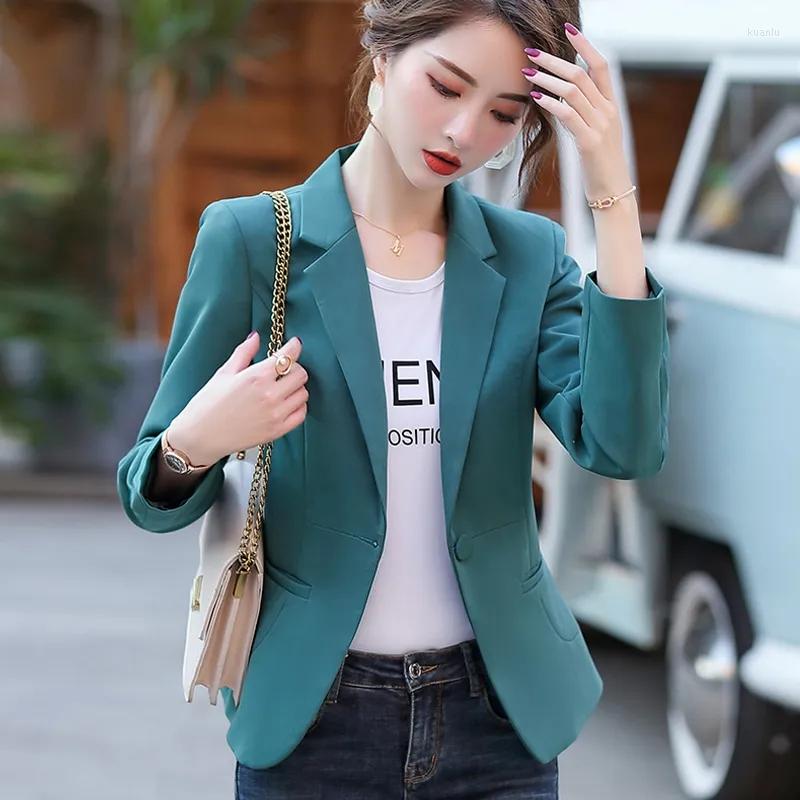 Women' Suits 2023 Autumn Women Blazer Office Ladies Jacket Coat Solid Color One Button Long Sleeve Casual Blazers Suit Outerwear Female, Green
Women' Suits 2023 Autumn Women Blazer Office Ladies Jacket Coat Solid Color One Button Long Sleeve Casual Blazers Suit Outerwear Female, Green