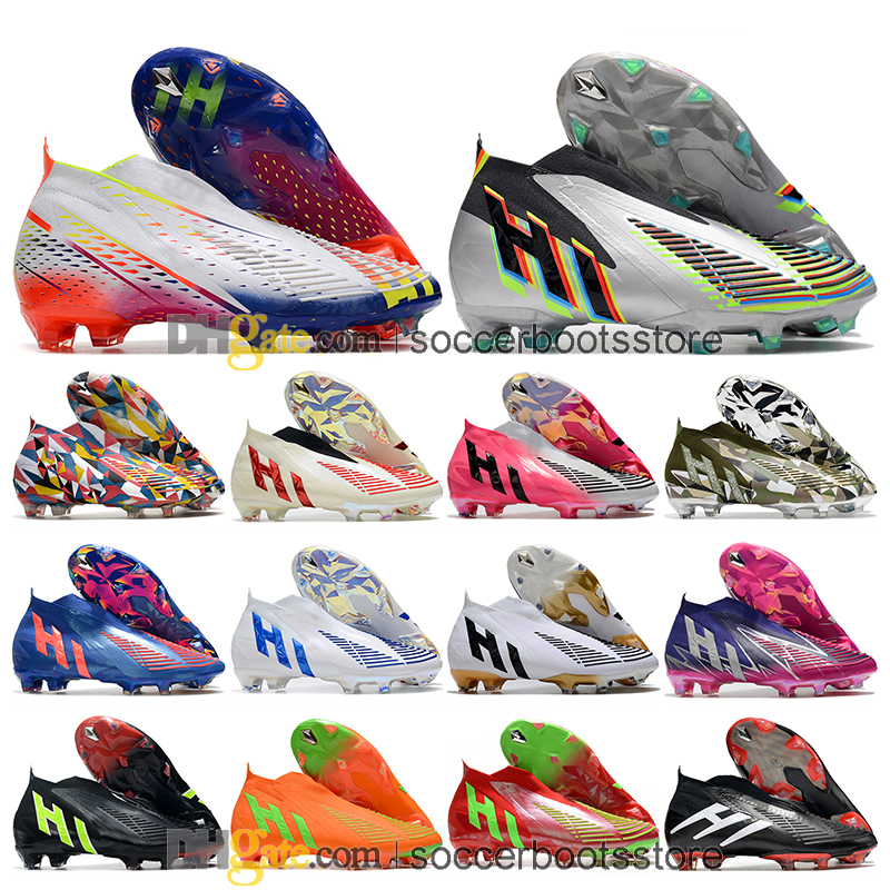 Gift Bag Football Boots Predator Edge FG Firm Ground Cleats World Cup Predator X Geometric Laceless Soccer Shoes Top Outdoor Trainers Botas De Futbol, Color 8
Gift Bag Football Boots Predator Edge FG Firm Ground Cleats World Cup Predator X Geometric Laceless Soccer Shoes Top Outdoor Trainers Botas De Futbol, Color 8