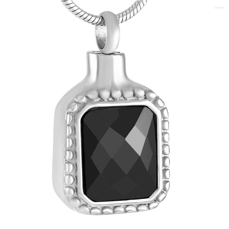 Pendant Necklaces IJD9415 Black Rhinestone Hold Ashes Pendants Memorial Ash Keepsake Urns For Cremation Urn Necklace Man
Pendant Necklaces IJD9415 Black Rhinestone Hold Ashes Pendants Memorial Ash Keepsake Urns For Cremation Urn Necklace Man