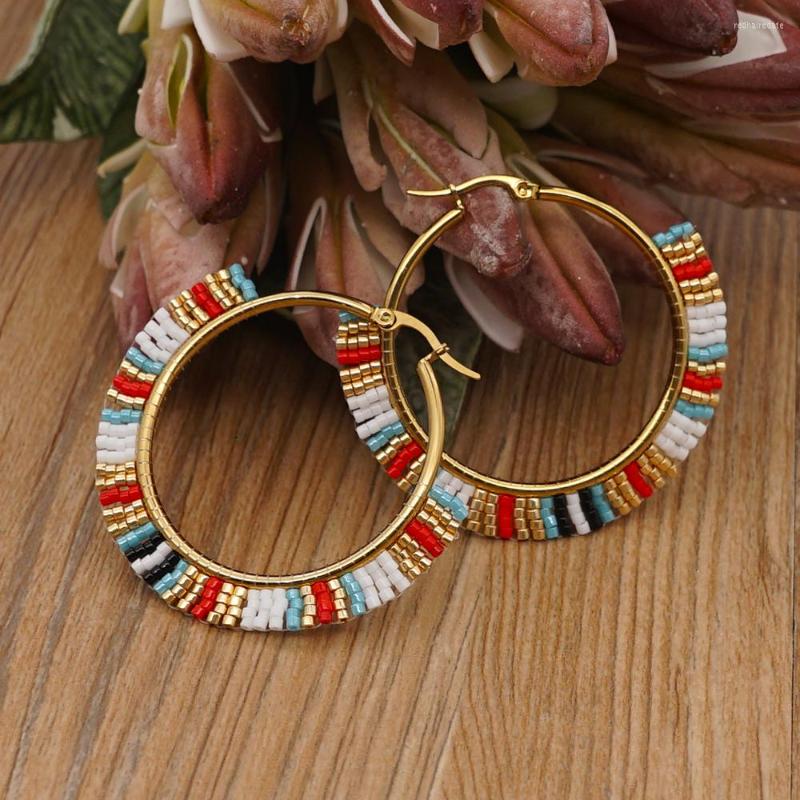 Hoop Earrings Go2boho Style Jewelry Boho Native 2023 Design Collection Miyuki Pendientes Women Handmade Jewellery
Hoop Earrings Go2boho Style Jewelry Boho Native 2023 Design Collection Miyuki Pendientes Women Handmade Jewellery