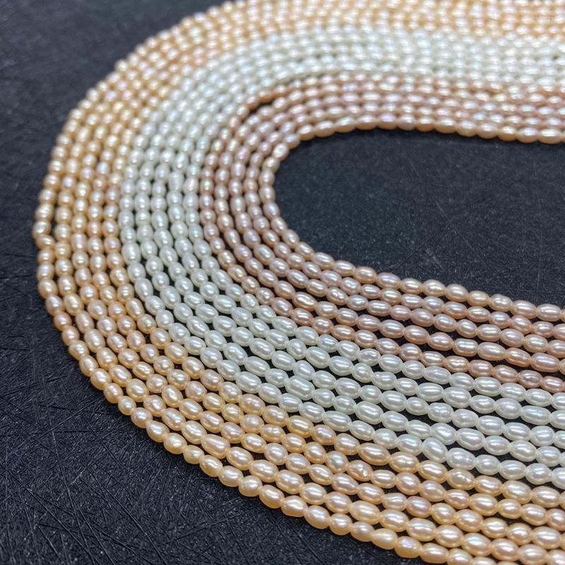 Beads 1 Strand Natural Freshwater Pearl High Quality Oval White Pink Rice Shape For DIYJewelry Necklace Anklet Length 38cm
Beads 1 Strand Natural Freshwater Pearl High Quality Oval White Pink Rice Shape For DIYJewelry Necklace Anklet Length 38cm
