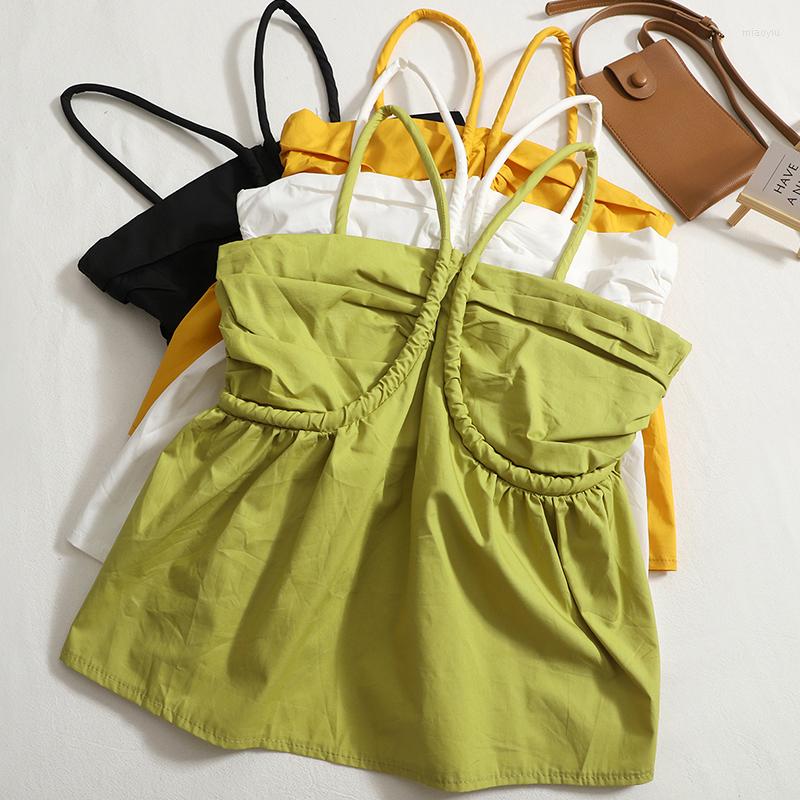Women's Tanks Solid Aesthetic Vintage Crop Y2K Tank Ladies Vest Female Folds High Street Green Cami Cute Women Retro Girls Casual Basic Tops
Women's Tanks Solid Aesthetic Vintage Crop Y2K Tank Ladies Vest Female Folds High Street Green Cami Cute Women Retro Girls Casual Basic Tops