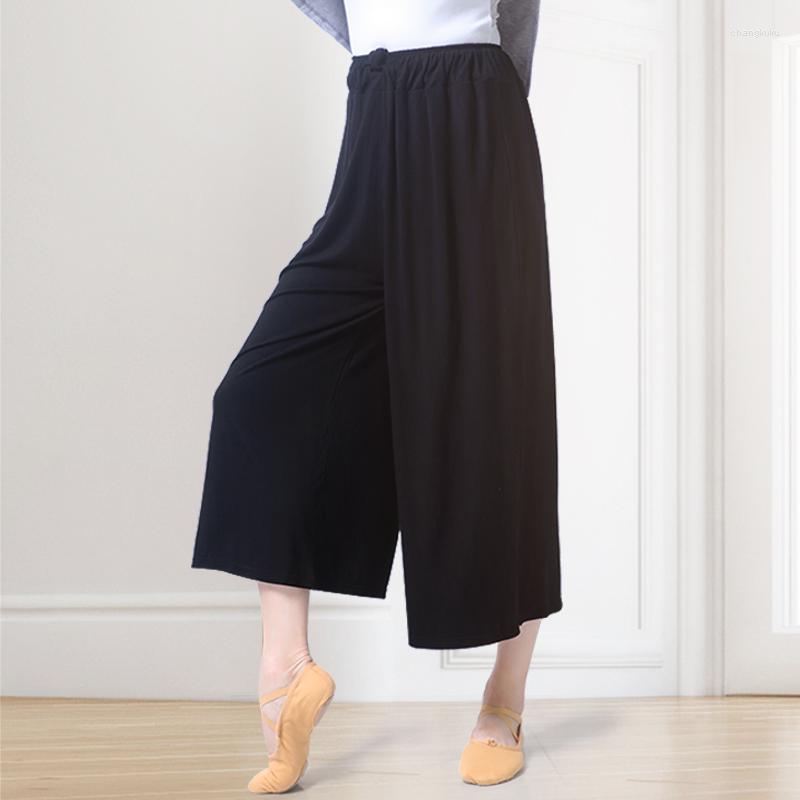 Stage Wear Loose Ballet Dance Pants Mercerized Cotton Solid Color Wide Leg Women High Waist Elastic Trousers Adult, Black
Stage Wear Loose Ballet Dance Pants Mercerized Cotton Solid Color Wide Leg Women High Waist Elastic Trousers Adult, Black