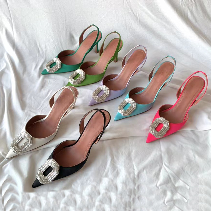 Real leather Dermal outsole Amina muaddi Sandals Begum Dress Shoes Crystal-Embellished shoe spool Heels sandals footwear women's Luxury Designers Slingbacks, Purple 10.5cm heel height
Real leather Dermal outsole Amina muaddi Sandals Begum Dress Shoes Crystal-Embellished shoe spool Heels sandals footwear women's Luxury Designers Slingbacks, Purple 10.5cm heel height