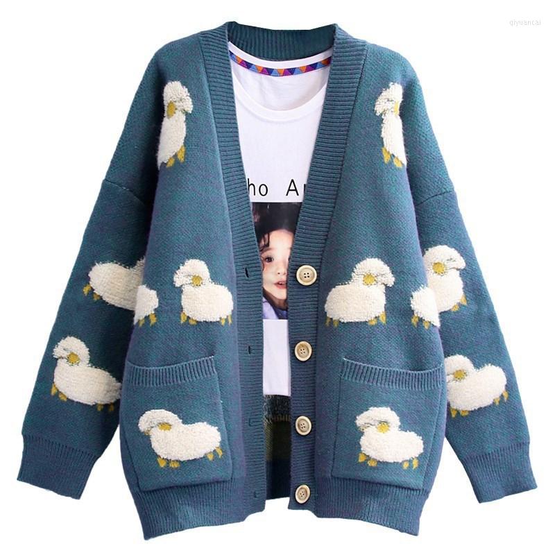 Women's Knits Korean Style Loose Sweater Women's Thick Autumn Winter Lazy Wind Knitted Women Cardigan Jacket Top, Green
Women's Knits Korean Style Loose Sweater Women's Thick Autumn Winter Lazy Wind Knitted Women Cardigan Jacket Top, Green