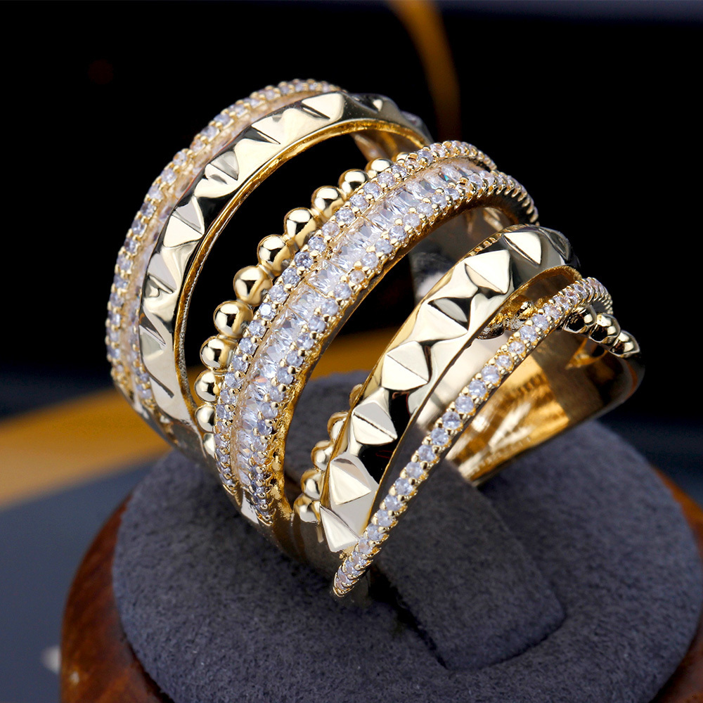 Wedding Rings Luxury Multilayer Big Ring Irregularity Micro Paved Square baguette Cubic Zirconia for Women Wedding Engage Ring Trendy Jewelry 230313
Wedding Rings Luxury Multilayer Big Ring Irregularity Micro Paved Square baguette Cubic Zirconia for Women Wedding Engage Ring Trendy Jewelry 230313