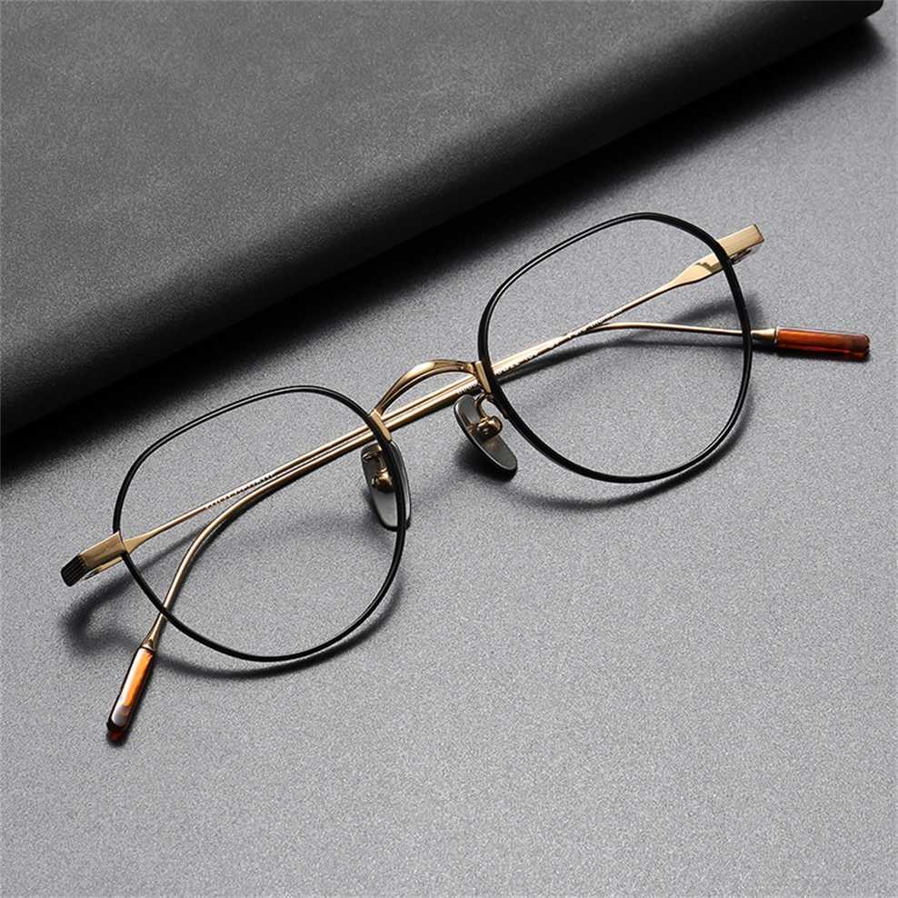 Sunglasses 2023 new Pure titanium hand-made 80803 irregular eyeglass frame art can be equipped with short-sighted anti blue light glasses
Sunglasses 2023 new Pure titanium hand-made 80803 irregular eyeglass frame art can be equipped with short-sighted anti blue light glasses