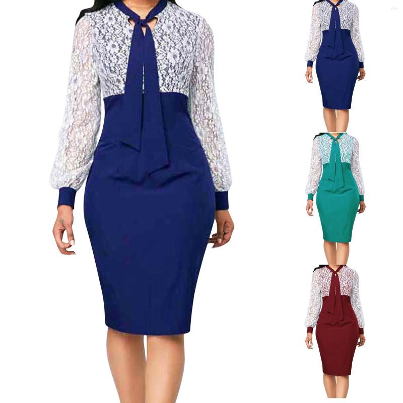 Casual Dresses Women Bodycon Dress Long Sleeves V Neck Hips Wrapped Party Cocktail Elegant Lace Patchwork, Blue
Casual Dresses Women Bodycon Dress Long Sleeves V Neck Hips Wrapped Party Cocktail Elegant Lace Patchwork, Blue